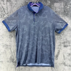 Greyson Icon Polo Golf Snakeskin Camo AOP Print Stretch Performance Large - Bild 1 von 12