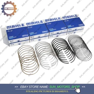 8pcs Piston Rings Set Φ93mm For BMW E63 E64 E66 E65 550i 650i X5 N62B48 4.8L V8 - Picture 1 of 7