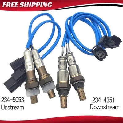 4Pcs Oxygen Sensors 234-5053 234-4351 For 2007 2008 2009 Acura MDX 3.7L - Imagem 1 de 4