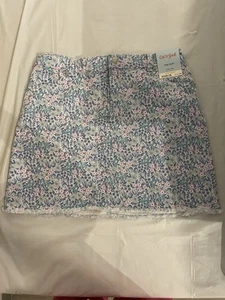 Cat & Jack girls skirt size XXL(18) purple Floral NWT - Picture 1 of 6