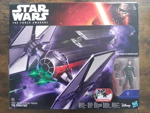 Star Wars First Order Special Forces TIE Fighter & Pilot Figure Hasbro Disney - Picture 1 of 3