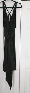 Bishop + Young Women's Dress T-Back Dress M - Black Designer Dress NWT (40) - Picture 1 of 8