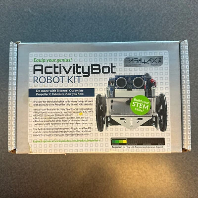 Parallax STEM robot #32500 - ACTIVITYBOT  programmable legacy kit - Image 1 of 4