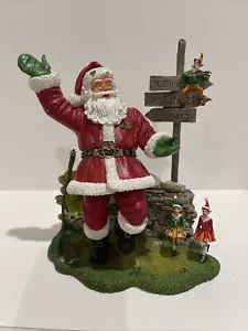 Danbury Mint IRISH SANTA STATUE Christmas RARE 10" No Original Box - Picture 1 of 8