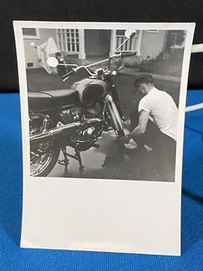 Motorcycle 32nd Medical Supply Depot Saigon Vietnam War  VTG 1960's Photo L#17 - Picture 1 of 2