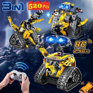 Robot per Bambini 520pz 3in1 RC Giocattolo da Costruzione Dinosauri Tecnica Telecomandato - Foto 1 di 20