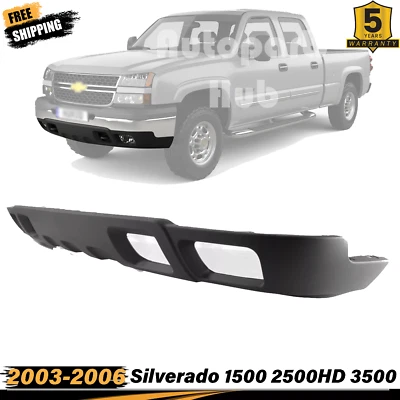 New Front Lower Valance For 2003-2006 Chevrolet Silverado 1500 2500HD 3500 - Image 1 of 4