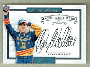 Panini National Treasures 2017 magníficas marcas Kenny Wallace #22/25 - Imagen 1 de 1