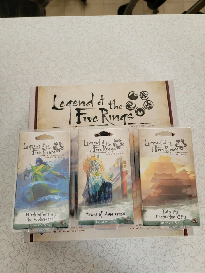 La Leyenda de los Cinco Anillos Core Set con 3 Exp Foto 1 de 1