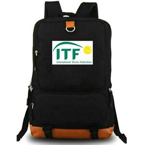 ITF Backpack International Tennis Federation Daypack Bag Sport Rucksack