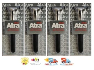 4 Gillette Atra Razor fit Plus Blade Cartridge Heavy Duty Made UK Canada UNBOXED - Picture 1 of 7