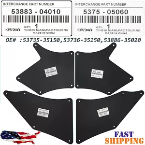 Splash Guards For Toyota Tacoma 2005-2021 Fender Liner Mud Flaps Apron seals - Bild 1 von 9