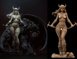 Figura Impresión 3D Reina Demonio Modelo Escultura GK Kit en Blanco Nuevo Stock - Imagen 1 de 11