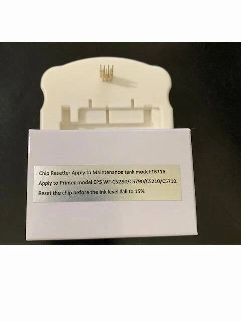 Epson Maintenance Tank Chip Resetter T6716 T6715 For WF-C5210 C5710 C5790 C5290 - Image 1 of 1