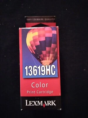 Genuine Lexmark 13619HC Tricolor Ink CartridgeBrand New & Factory Sealed - Image 1 of 4
