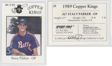 1989 Sport Pro Billings Mustangs Stacy Parker #1