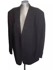 Marks & Spencer Mens Suit Dark Brown 44L W38 L33 Pure New Wool 2 Piece Italian - Picture 1 of 16