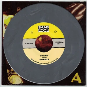 Gorilla "Detox Man" b/w "Sober" 7" Sub Pop Singles Club - Picture 1 of 5