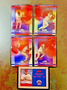 ANGELS 5-CARD LOT 2004 FLEER SHOWCASE-GLAUS/SALMON/ERSTAD/ANDERSON - Picture 1 of 2