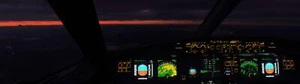 Aircraft flight simulator flying airbus a320 sky Custom Gaming Mat Desk 5783 - Picture 1 of 1