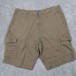 Tommy Bahama Chino Shorts Mens 30 Brown Cargo Pocket Cotton w/ 10" inseam - Picture 1 of 11