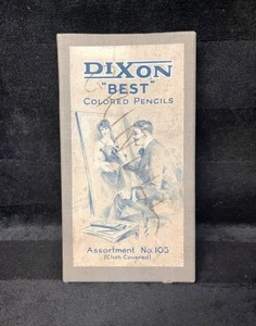 Vintage 1940's Dixon "BEST" Colored Pencil Set No. 105 - Picture 1 of 3