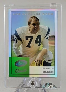 2005 eTopps Classic #ETC41 Merlin Olsen /1000 - In Hand - Uncirculated Ref - Bild 1 von 2