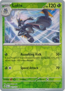 x1 Lokix - 021/193 - Holo Rare - Reverse Holo Pokemon SV02 Paldea Evolved M/NM - Picture 1 of 1