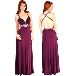 Vestido formal Aspeed para damas con cuentas a mano graduación damas de honor talla 18, 20 - Imagen 1 de 15