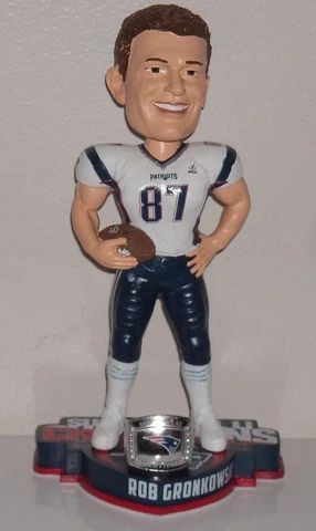 Rob Gronkowski New England Patriots Super Bowl LI Champions Bobblehead NFL Cover