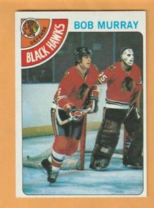 Bob Murray Chicago Blackhawks 1978-79 Topps #89 12J - Imagen 1 de 2
