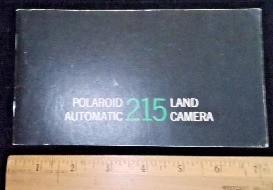 Vintage Polaroid 215 Pack Film Land Camera Manual Instructions Guide 1967 - Image 1 of 3