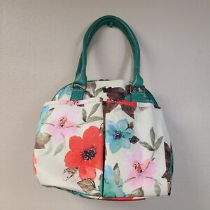 The Pioneer Woman Floral Insulated Lunch Bag Cooler 10” x 10” Teal