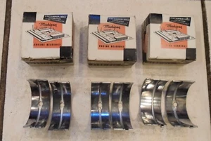 1932-1941 DODGE PASS PLYMOUTH DODGE TRUCK #1, 2 & #3 Engine Main Bearings STD - Bild 1 von 2
