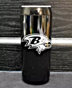 NFL Baltimore Ravens - 16oz Can Style Travel Mug Tasse mit Schraubdeckel - Heiß/Kalt - Bild 1 von 9
