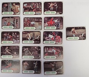 Lot of 16 Robin Hood 1982 Monty Gum Holland T.V. Hits Trading Cards