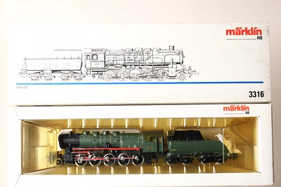 Märklin H0 3316  Schlepptenderlok Serie 25 004 MUT  grün  in OVP (313736) #5901# - Bild 1 von 4
