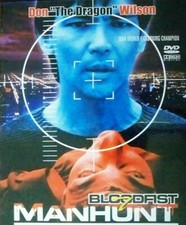 Bloodfist 7 DVD Manhunt - Don The Dragon Wilson Movie Rare Action B Grade AUS R4