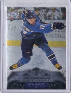 ILYA KOVALCHUK ATLANTA THRASHERS 2007-08 UPPER DECK BLACK DIAMOND QUAD #169