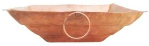 Obra religiosa de cobre Pooja Hawan Kund para oración hindú puja 16*16*4,7 pulgadas - Imagen 1 de 3