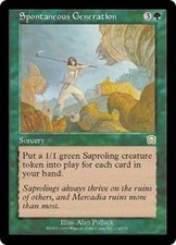 2X Spontaneous Generation NM MTG Mercadian Masques Magic 2B3