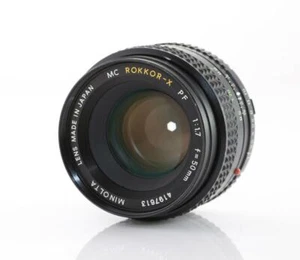 Minolta Rokkor-X PF 50mm F/1.7 Lens - Picture 1 of 5