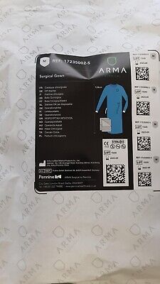 Arma - Sterile Medical Disposable Surgical Blue Gowns 124cm (M) • 2.99£