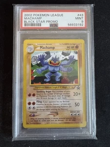 PSA9 Machamp 2002 Pokemon League Black Star Promo - Bild 1 von 2