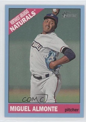 2015 Topps Heritage Minor League Edition Blue Border Miguel Almonte #162 - Image 1 of 2