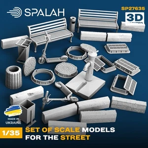 Set of scale models For the street Scale 1:35 Spalah SP27635 - Picture 1 of 1
