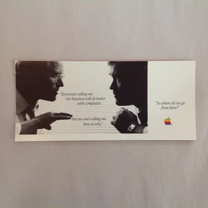 Vintage 1987 Apple Business Forum Invitation Mailer Ticket Computer Macintosh - Picture 1 of 5