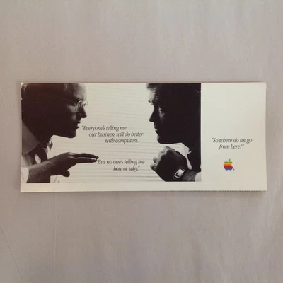 Vintage 1987 Apple Business Forum Invitation Mailer Ticket Computer Macintosh - Image 1 of 4