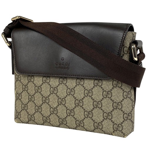 Borsa a tracolla Gucci modello Gg tracolla rivestita tela marrone 353431 donna usata