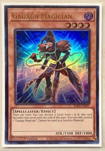 Yugioh! Gagaga Magician - RA04-EN007 - Ultra Rare - 1st Edition Near Mint, Engli - Picture 1 of 1
